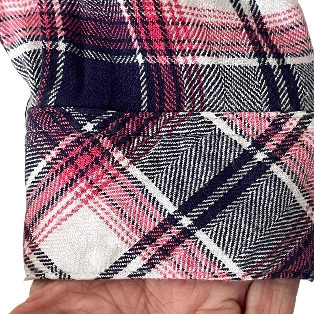 Rails Women’s Size S Hunter Flannel Shirt 100% Cotton Soft Rogue Navy Plaid - Picture 3 of 10